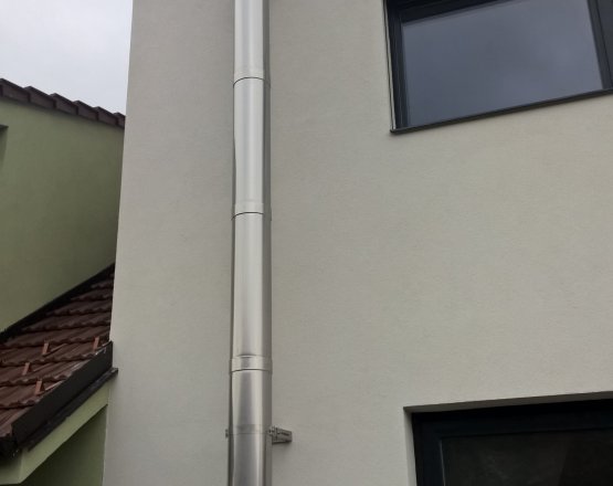 Instalace nerezového komína GAFLEX DW30 - Rosice